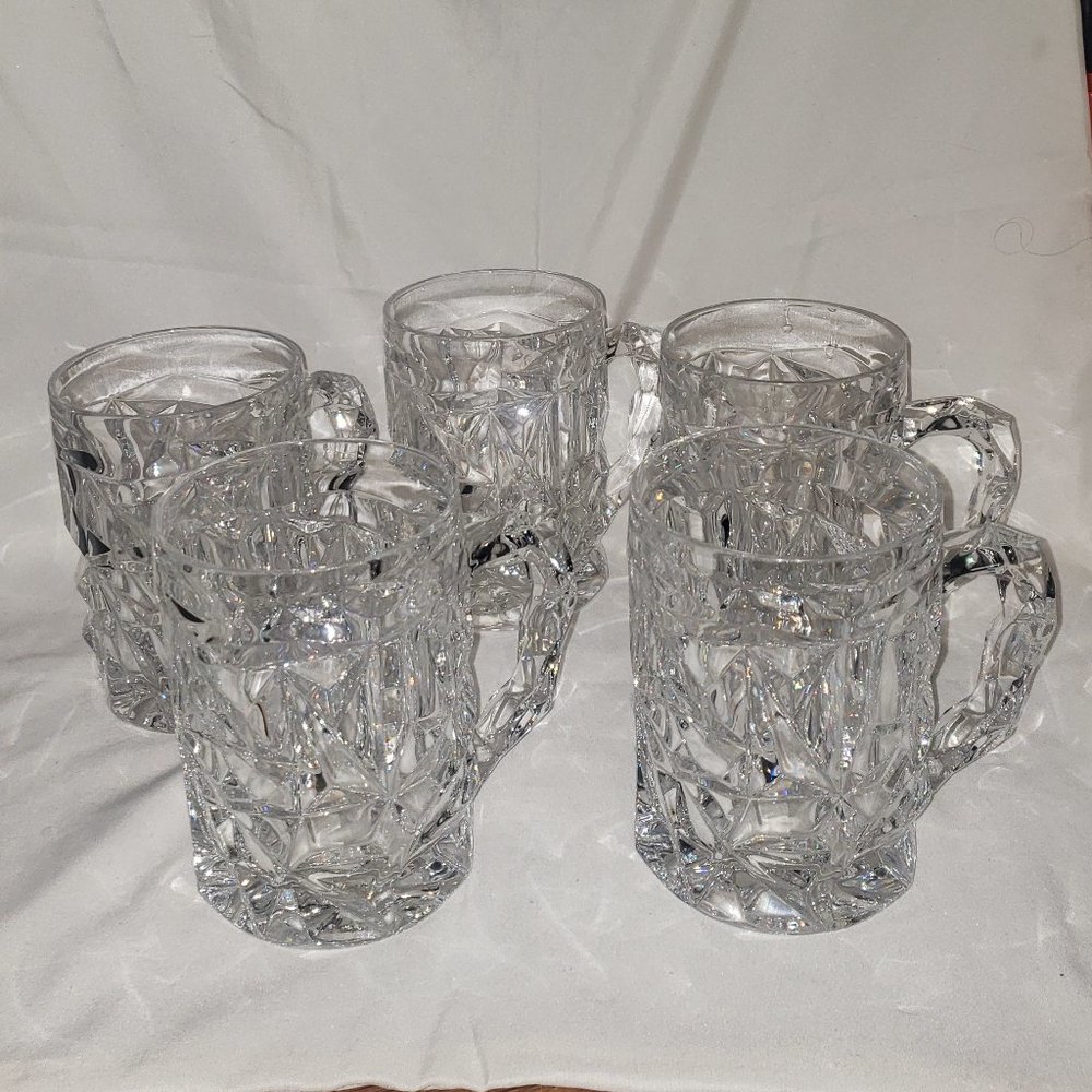 Tiffany & Co Rock Cut Beer mugs